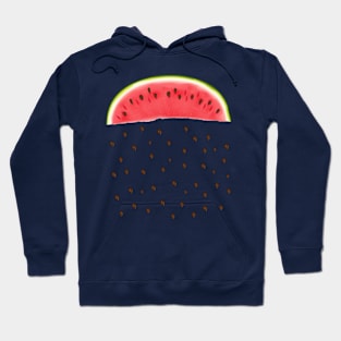 Watermelon Seeds Falling Out Hoodie